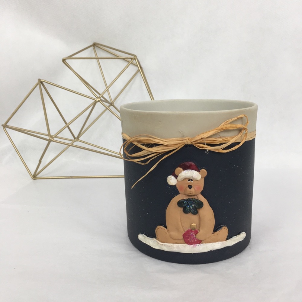 Teddy Bear Clay Holder